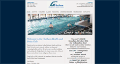 Desktop Screenshot of chathamhealthclub.com